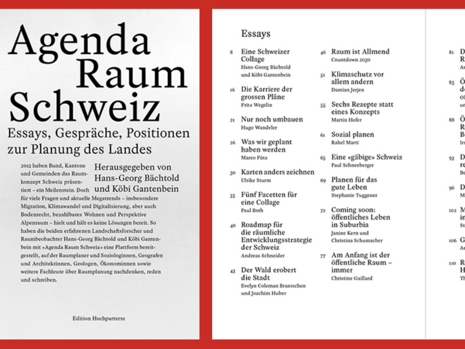 Agenda Raum Schweiz