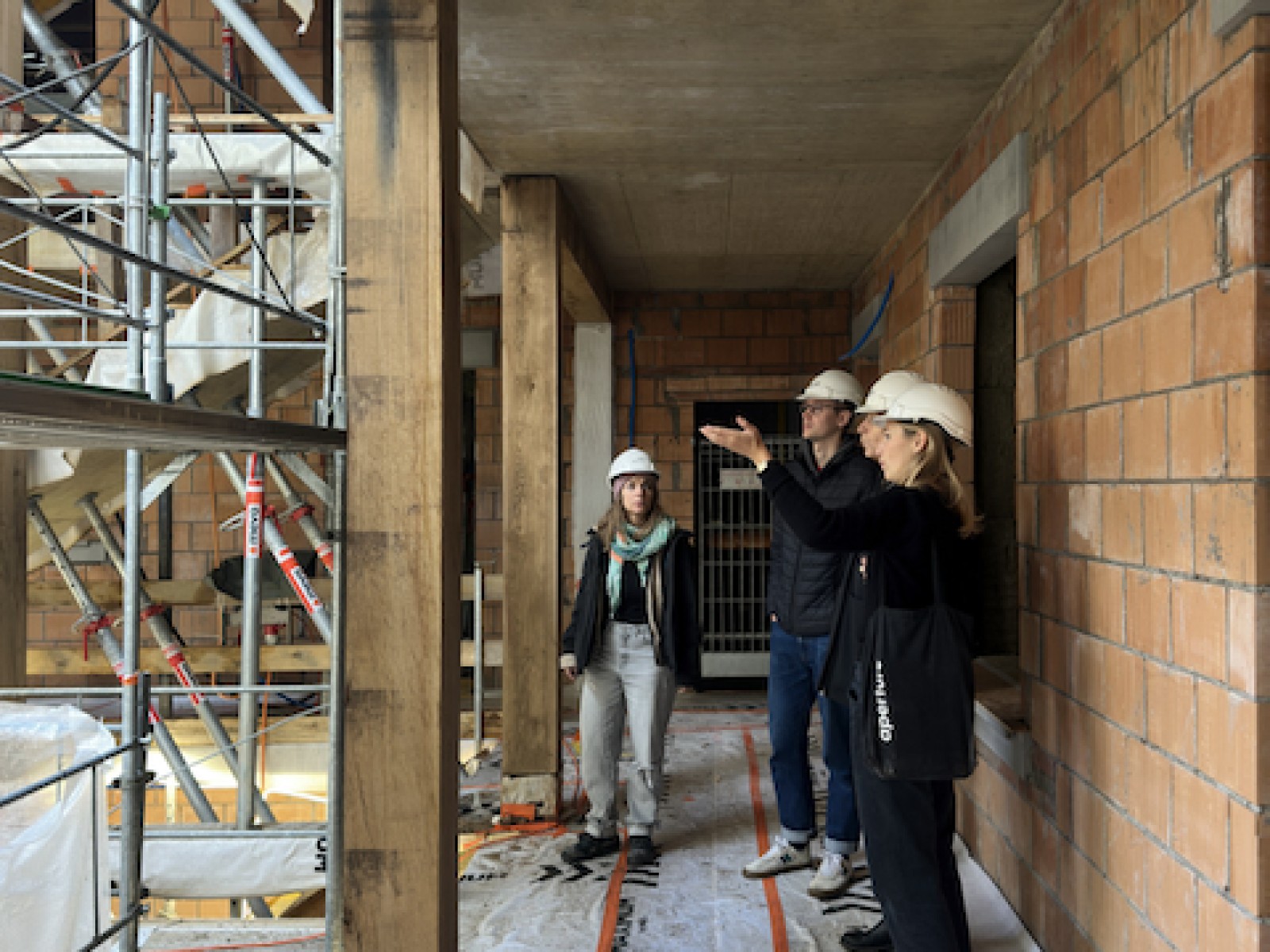 Baustellenbesuch Rheinhof