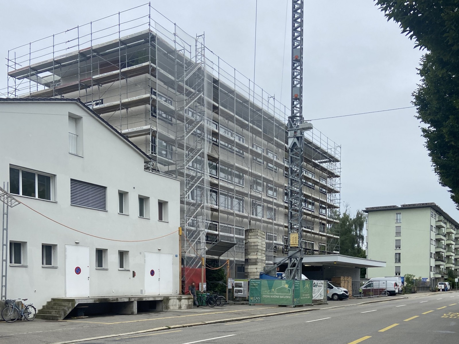 Baustellenstart Sanierung MFH Oberwilerstrasse
