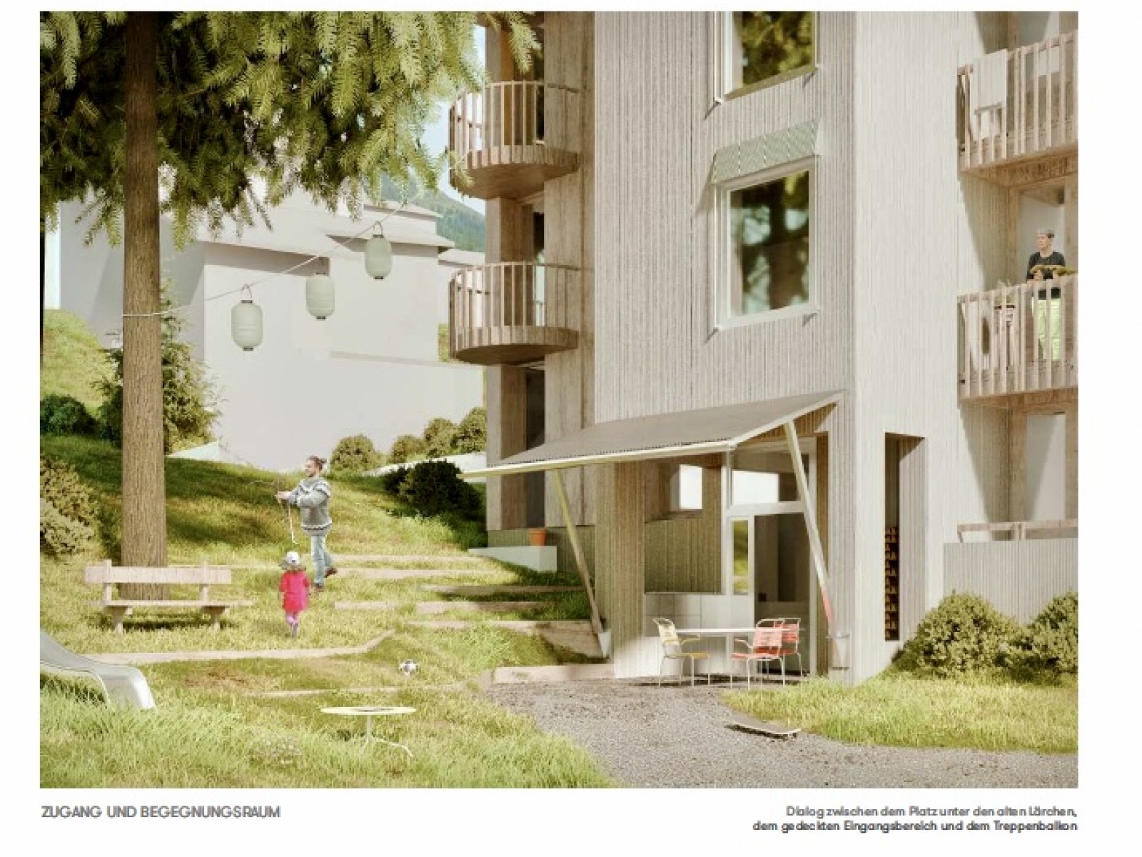 3. Rang; offener Projektwettbewerb für kostengünstiges Wohnen in Pontresina