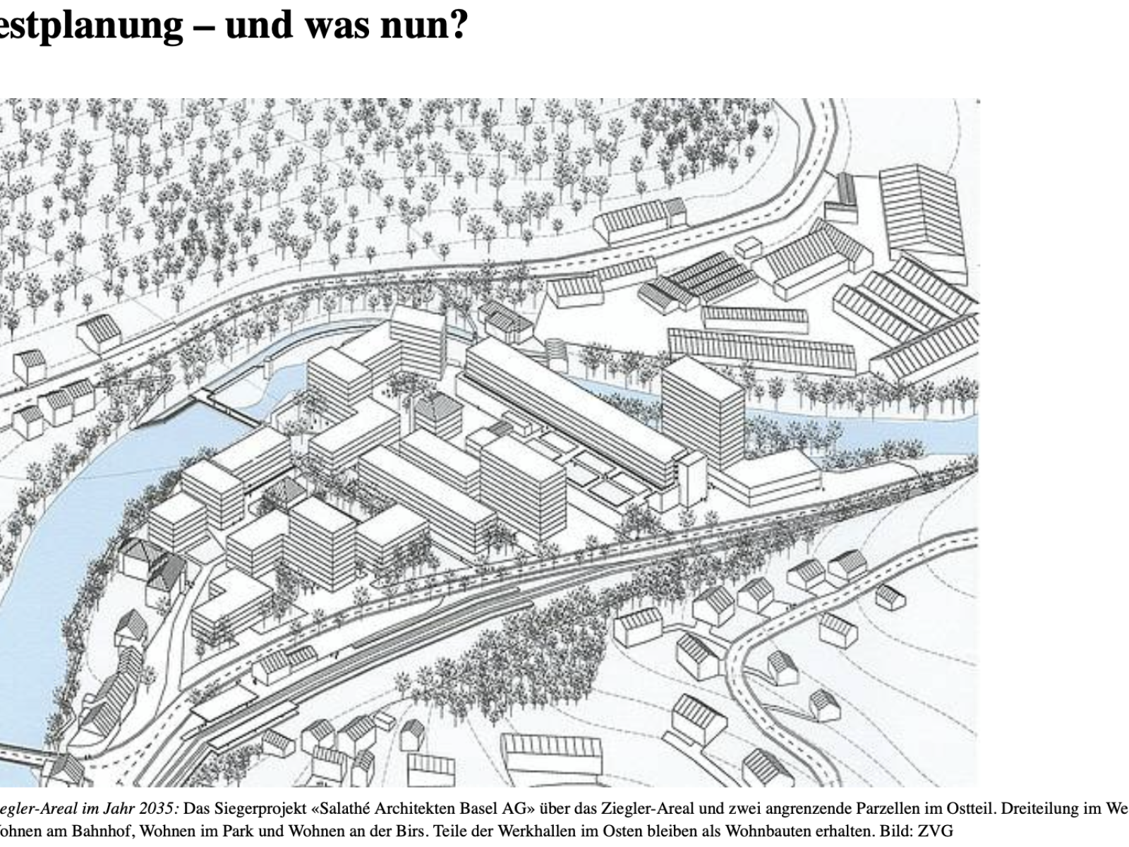 Testplanung - und was nun? Ziegler Areal Grellingen
