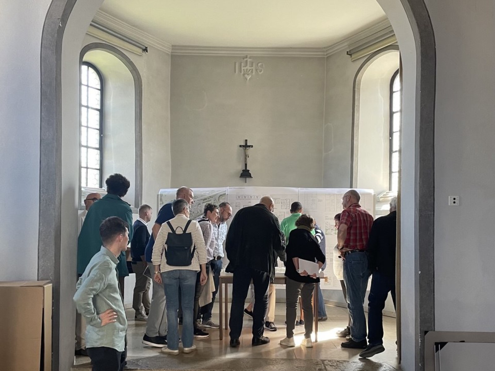 1.Preis; «Wohnen in den Flussauen» Wettbewerbsausstellung Papierfabrik Zwingen